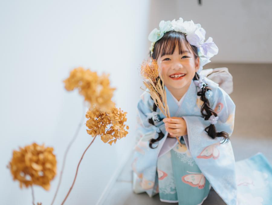 七五三の女の子